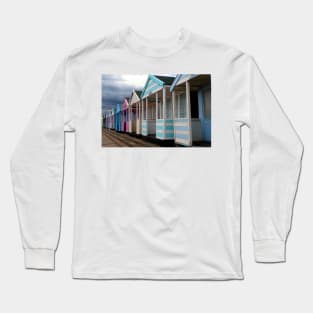 Southwold Beach Huts East Suffolk England UK Long Sleeve T-Shirt